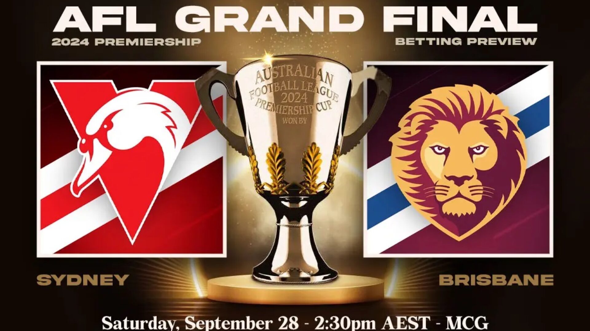 North Lakes Sports Club AFL Grand Final Sydney Swans vs Brisbane